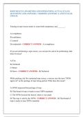 ROPE RESCUE AWARENESS AND OPERATIONS EXAM &vert; QUESTIONS AND ANSWERS &vert; VERIFIED AND WELL DETAILED ANSWERS &vert; LATEST EXAM UPDATE