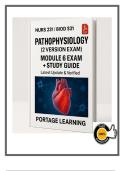 BIOD 331 Pathophysiology &ndash; Module 6 Exam &lpar;Version 1 & 2&rpar; with Study Guide &ndash; Neurological and Sleep Disorders Review