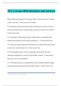 AVCA Exam 2026 Questions and Answers