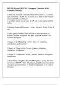 BIO 201 Exam 3 &lpar;UNCW&comma; Frampton&rpar; Questions With Complete Solutions