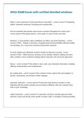 WGU-D668 Exam with verified detailed solutions