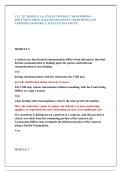 CLC 222 MODULE 1-6  EXAM CONTRACT MONITORING -  DOCUMENTATION & HANDLING ISSUES &vert; QUESTIONS AND  VERIFIED ANSWERS &vert; LATEST EXAM UPDATE 