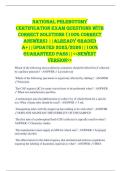 National Phlebotomy Certification EXAM QUESTIONS WITH CORRECT SOLUTIONS &lpar;100&percnt; CORRECT ANSWERS&rpar; &vert;&vert;ALREADY GRADED A&plus;&vert;&vert;UPDATED 2025&sol;2026&vert;&vert;100&percnt; GUARANTEED PASS&vert;&vert;<<NEWEST VERSION>>