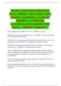 NCCHC CCHP EXAM QUESTIONS WITH CORRECT SOLUTIONS &lpar;100&percnt; CORRECT ANSWERS&rpar; &vert;&vert;ALREADY GRADED A&plus;&vert;&vert;UPDATED 2025&sol;2026&vert;&vert;100&percnt; GUARANTEED PASS&vert;&vert;<<NEWEST VERSION>>
