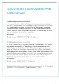 TCPS 2 Module 1 Exam Questions With Correct Answers&period;
