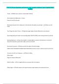 AVIT 323 Exam Questions and answers with complete solutions Latest Updated 2025 &vert; 