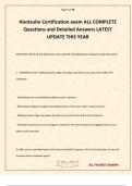 Hootsuite Certification exam ALL COMPLETE Questions and Detailed Answers LATEST UPDATE THIS YEAR