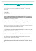 AVIT 323 Exam Questions and answers with complete solutions Latest Updated 2025 &vert; 