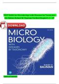 Test Bank for Microbiology with Diseases by Taxonomy&comma; 6th Edition by Robert W&period; Bauman &lpar;Chapters 1-27&rpar;