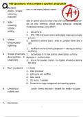 FES Questions with complete solution 2025&sol;2026