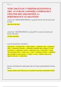 NURS 3366 EXAM 3 VERIFIED QUESTIONS &  100&percnt; ACCURATE ANSWERS &vert; COMPLETELY  UPDATED 2025&ndash;2026 EDITION A&plus;  PERFORMANCE GUARANTEED