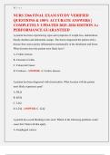 NURS 3366 FINAL EXAM STUDY VERIFIED  QUESTIONS & 100&percnt; ACCURATE ANSWERS &vert;  COMPLETELY UPDATED 2025&ndash;2026 EDITION A&plus;  PERFORMANCE GUARANTEED 