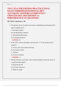 TNCC ENA 9TH EDITION PRACTICE FINAL  EXAM VERIFIED QUESTIONS & 100&percnt;  ACCURATE ANSWERS &vert; COMPLETELY  UPDATED 2025&ndash;2026 EDITION A&plus;  PERFORMANCE GUARANTEED 
