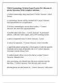 TDLR Cosmetology Written Exam Practice Pt&period;1 &lpar;liscense & perms&rpar; Questions With Complete Solutions