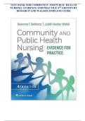 Test Bank&colon; Community and Public Health Nursing&colon; Evidence for Practice &lpar;4th Edition&rpar;