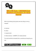 NSG 3180 Professional Nursing Practice &vert; Exam 1 &lpar;100&plus; Q&A&rpar; &vert; Communication&comma; Cultural Competence&comma; Group Dynamics &ndash; 2025&sol;2026