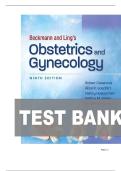TEST BANK FOR Beckmann and Ling's Obstetrics and Gynecology Ninth&comma; North American Edition by Dr&period; Robert Casanova&comma; Alice Goepfert ISBN&colon; 978-1975180577 COMPLETE GUIDE ALL CHAPTERS COVERED 100&percnt; VERIFIED A&plus; GRADE ASSURED&excl;&excl;&excl;&excl;&excl;NEW LATEST UPDATE&excl;&excl;&excl;&excl;&excl;