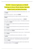 WLD507 - Practical Applications of SMAW Techniques in Groove Welds, Machine Operation, Puddle Control, and Safety Procedures
