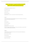 NCSBN TEST BANK - For the NCLEX-RN & NCLEX-PN Updated 2025 Complete Question and Answers