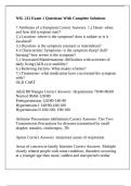 NSL 212 Exam 1 Questions With Complete Solutions