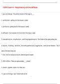 1600 Exam 4 - Respiratory and Acid&sol;Base exam