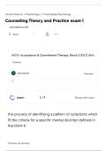 Counseling Theory and Practice Exam 1 &vert; Verified Questions & Correct Answers &vert; Graded A&plus; 2026