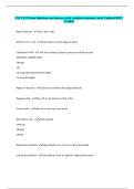 AVIT 323 Exam Questions and answers  Latest 2025 Update  &vert; All Exam Revision Questions And Correct Answers &vert; Graded A&plus; &vert; 2025 Update &vert;