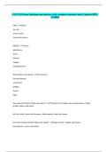 AVIT 323 Exam Questions and answers with complete solutions Latest Updated 2025 &vert; 