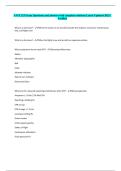 AVIT 323 2025 Examination Revision Questions and answers Updated 2025 &vert; All Latest Exam Revision Questions And Correct Answers &vert; Graded A&plus; &vert; 2025 Update 