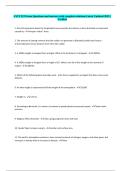 AVIT 323 2025 Examination Revision Questions and answers Updated 2025 &vert; All Latest Exam Revision Questions And Correct Answers &vert; Graded A&plus; &vert; 2025 Update 