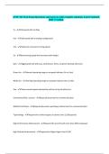 AVIT 323 2025 Revision Questions and answers 2025 &vert;   Test Questions With Correct Answers Graded A&plus; &vert; 2025 Update &vert;  