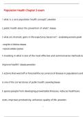 Population Health Chapter 3 exam