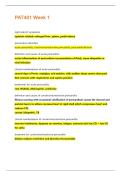 PAT 401 - Week 4 Seizure Disorders and Epilepsy  Questions & Answers Solved 100&percnt; Correct&excl;&excl;