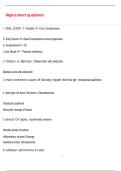 Repro-short questions 