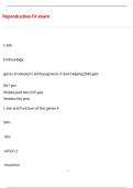 Reproductive-FA exam 