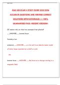 MAE 488 Exam 4 Study Guide 2025&colon; Final Exam & Capstone Review
