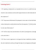 Toxicology Exam 3 