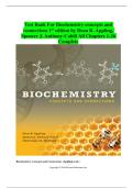 Test Bank for Biochemistry&colon; Concepts and Connections 1st Edition &ndash; All Chapters 1-26 &vert; Dean R&period; Appling