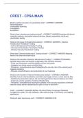 CREST - CPSA MAIN QUESTIONS & ANSWERS RATED A&plus;