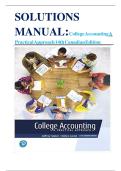 College Accounting&colon; A Practical Approach 14th Edition Solution Manual &vert; Canadian Edition by Slater & Good