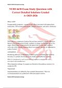NURS 6630 Exam Study Questions with Correct Detailed Solutions Graded A&plus;2025-2026