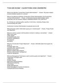 TCM 226 EXAM 1 QUESTIONS AND ANSWERS