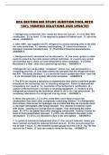 EPA SECTION 608 STUDY QUESTION POOL WITH 100&percnt; VERIFIED SOLUTIONS 2026 UPDATE&excl;&excl;
