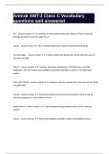 Amtrak AMT-2 Class C Vocabulary questions well answered