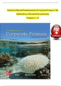test&lowbar;bank&lowbar;for&lowbar;fundamentals&lowbar;of&lowbar;corporate&lowbar;finance&lowbar;8th&lowbar;edition&lowbar;by&lowbar;stephen&lowbar;ros