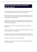 Amtrak Operating Rules questions well answered