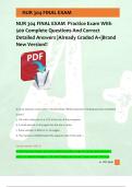 NUR 304 FINAL EXAM  Practice Exam With  500 Complete Questions And Correct  Detailed Answers &vert;Already Graded A&plus;&vert;Brand  New Version&excl;&excl; 