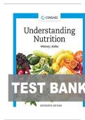 TEST BANK FOR Understanding Nutrition 16th Edition by Ellie Whitney&comma; Sharon Rolfes ISBN&colon;978-0357447512 COMPLETE GUIDE ALL CHAPTERS COVERED 100&percnt; VERIFIED A&plus; GRADE ASSURED&excl;&excl;&excl;&excl;&excl;&excl;NEW LATEST UPDATE&excl;&excl;&excl;&excl;&excl;