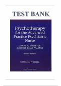 Test Bank For Psychotherapy for the Advanced Practice Psychiatric Nurse 2nd Edition by Wheeler