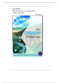 TEST BANK FOR Hill's Chemistry for Changing Times 15th Edition by John Hill&comma; Terry McCreary&comma; Marilyn Duerst ISBN&colon; 978-0134878102 COMPLETE GUIDE ALL CHAPTERS COVERED 100&percnt; VERIFIED A&plus; GRADE ASSURED&excl;&excl;&excl;&excl;&excl;NEW LATEST UPDATE&excl;&excl;&excl;&excl;&excl;